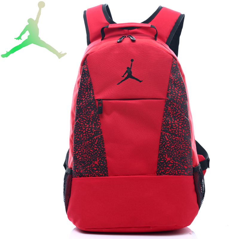 Air Jordan Backpack Red Black For Students